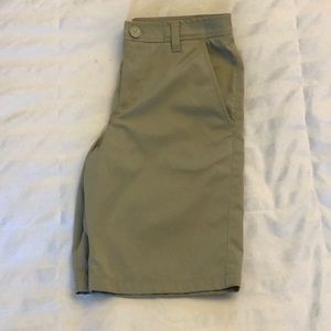 Boy’s performance golf shorts.